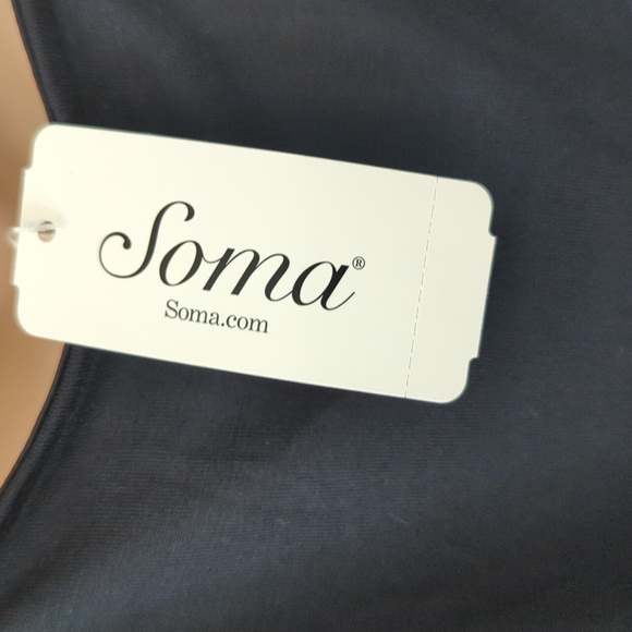 Soma Cool Nights Short Sleeve Pajama Tee with Pocket L - Picture 14 of 14